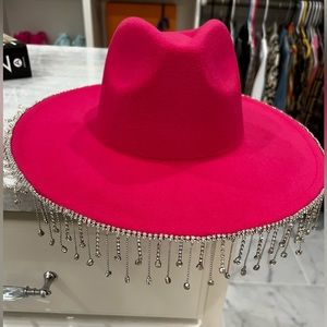 Rhinestone felt hat set of two